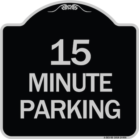 Signmission 2 Hour Parking Parking for Customers Heavy-Gauge Aluminum Sign, 18" x 18", BS-1818-24498 A-DES-BS-1818-24498
